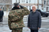 Հանրապետության նախագահն այցելել է զորամաս