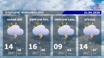 Առաջիկա օրերին սպասվում են տեղումներ