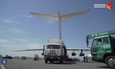 Չինաստանից Հայաստան է տեղափոխվել բժշկական պարագաների և սարքավորումների նոր խմբաքանակ