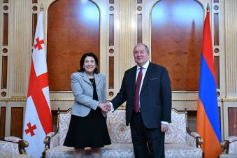 Մեր բարեկամությունն ու համագործակցությունը մնում են անձեռնմխելի․ Վրաստանի նախագահը՝ Արմեն Սարգսյանին