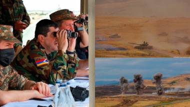 Արցախի նախագահն այցելել է «Տիգրանակերտ» զորավարժարան