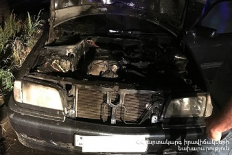 Հրդեհ ավտոմեքենայում. տուժածներ չկան