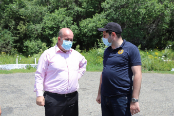 ՀՀ Տարածքային կառավարման և ենթակառուցվածքների նախարար Սուրեն Պապիկյանն այսօր Շիրակի մարզում էր