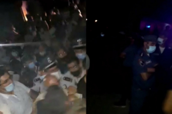 Լարված իրավիճակ՝ Ամուլսարում. ժամանել են մեծ թվով ոստիկաններ (տեսանյութ)