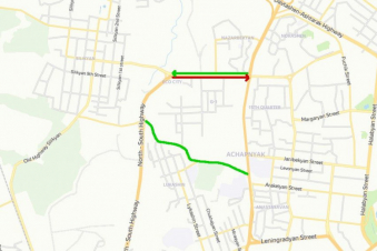 Նոր Սիլիկյան խճուղու մի ուղղությունը 2 ամսով փակ կլինի