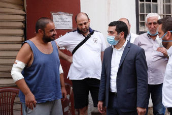 Հրաչյա Հակոբյանն այցելել է Լիբանանի պայթյունից տուժած հայաբնակ Բուրջ Համուդ եւ Նոր Հաջըն թաղամասեր. լուսանկարներ