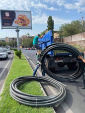 Հալաբյան փողոցի ոռոգման ջրագիծը թարմացվել է