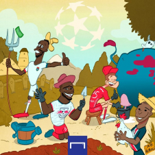 Ֆրանսիական և Գերմանական թիմերը՝ Եվրոպայի առաջատար (ծաղրանկար)