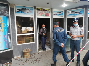 Վանաձորի կենտրոնում խանութ է պայթեցվել. ՀԺ