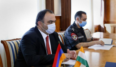 Ոստիկանության պետն ընդունել է Հայաստանում Հնդկաստանի դեսպանին