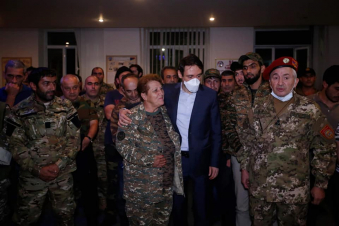 Մեր «Կարմիր բերետներ-5165» ջոկատի հզորներին ճանապարհելիս. Հայկ Մարության. լուսանկարներ