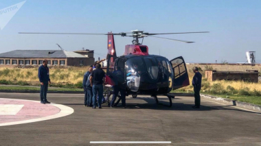 Յուրա Քիթենը շտապօգնության ուղղաթիռով տեղափոխվել է Երեւան