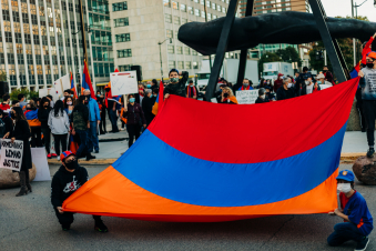 Աշխարհով մեկ շարունակվում են հայերի խաղաղ երթերը. Կամո Թովմասյան