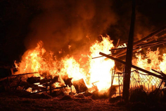 Հրթիռակոծության հետևանքով Ստեփանակերտում ամբողջությամբ ավերվել է մեկ առանձնատուն․ լուսանկարներ