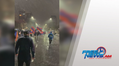 Արգենտինահայերի բողոքի երթը՝ հորդառատ անձրեւի ներքո