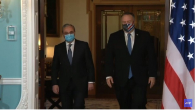 ՀՀ ԱԳ նախարար Զոհրաբ Մնացականյանի հանդիպումը ԱՄՆ Պետքարտուղար Մայք Պոմպեոյի հետ (տեսանյութ)