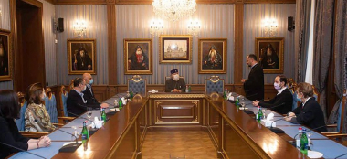 Ամենայն Հայոց Կաթողիկոսն ընդունել է մարդասիրական առաքելությամբ Հայաստանում գտնվող ֆրանսիացի բժիշկներին