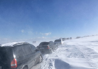 Հորդորում ենք մեքենա վարել միայն խիստ անհրաժեշտության դեպքում և բացառապես ձմեռային անվադողերով. ՃՈ