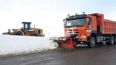 Հայաստանի 10 բնակավայրերում ձյուն է տեղում. Ապարանում բուք է‚ տեսանելիությունը՝ 70-100 մետր