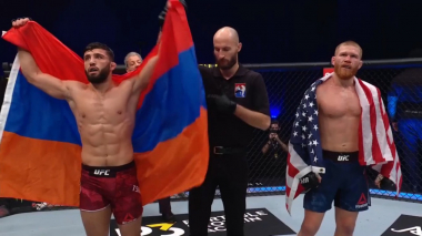 Արման Ծառուկյանը մրցավարների միաձայն որոշմամբ հաղթեց ամերիկացի Մեթ Ֆրեվոլային