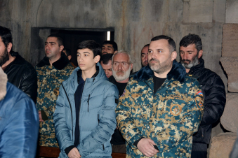 Գանձասարի Սբ. Հովհաննես Մկրտիչ եկեղեցում հոգեհանգստյան կարգ է կատարվել ի հիշատակ 44-օրյա պատերազմի նահատակների