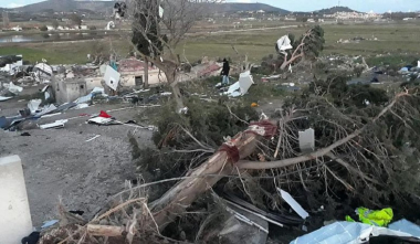 Թուրքիայում պտտահողմը մեծ վնասներ է պատճառել երկրի Էգեյան ծովի առափնյա շրջաններում