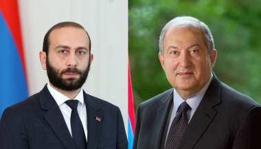 Արարատ Միրզոյանը  հանդիպել է Հանրապետության նախագահ Արմեն Սարգսյանի հետ