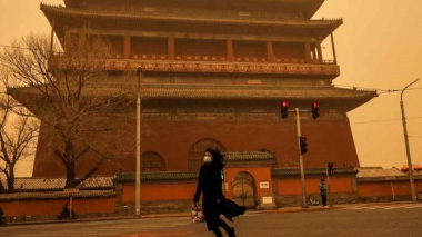 Չինաստանի եւ Մոնղոլիայի անապատներից ավազի ամպը ծածկել է Ճապոնիայի հարավ - արեւմուտքը