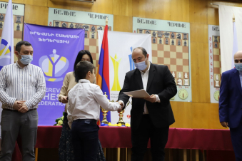 Հայտնի են Երևանի 2021 թ. պատանիների և աղջիկների շախմատի առաջնության հաղթողները