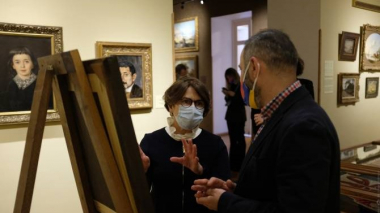 «Հայկական անկյուն»՝ Թբիլիսիի «Art Palace» արվեստի թանգարանում. Նունե Սարգսյանն այցելել է թանգարան