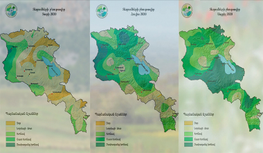 Տարեկան մթնոլորտային տեղումները ՀՀ տարածքում