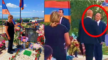 Եռաբլուրում Քոչարյանին անպատվող կինն է, կապավոր Կյաժի մայրը