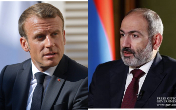 Էմանուել Մակրոնը հեռախոսազրույց է ունեցել Նիկոլ Փաշինյանի հետ