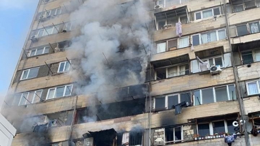 Խոշոր հրդեհ Թբիլիսիում՝ փախստականների հանրակացարանում