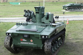 Տեսանյութ է հրապարակվել, թե ինչպես է ռուսական նորագույն ռոբոտ սարքը կրակ արձակում թիրախի ուղղությամբ  