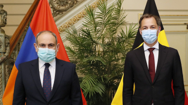 Նիկոլ Փաշինյանը հանդիպել է Բելգիայի Թագավորության վարչապետ Ալեքսանդր Դե Կրոյին