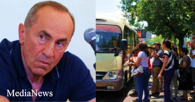 Քոչարյանն իր մարզային այցելությունների փակ դահլիճներում հանդիպումների համար Երևանից ավտոբուսներով երիտասարդներ է տանում