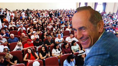 Ագարակում Քոչարյանի հետ հանդիպման մասնակիցների 80%-ը եղել են համայնքապետարանի աշխատակիցները