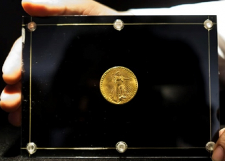 ԱՄՆ-ում 20 դոլարանոց ոսկե մետաղադրամը վաճառվել է 19,5 միլիոն դոլարով