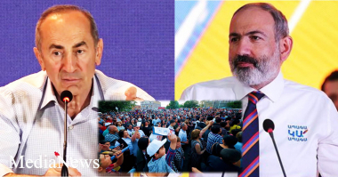 Տարբերությունն ահռելի է. Ապարանում որքան մարդ էր հավաքվել Փաշինյանի ու Քոչարյանի հետ հանդիպմանը