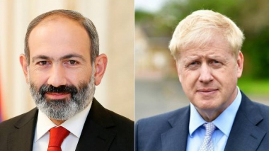 Նիկոլ Փաշինյանը շնորհավորել է Բորիս Ջոնսոնին` ազգային տոնի առթիվ