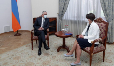 Փոխվարչապետի պաշտոնակատար Մհեր Գրիգորյանն ընդունել է Էստոնիայի դեսպանին