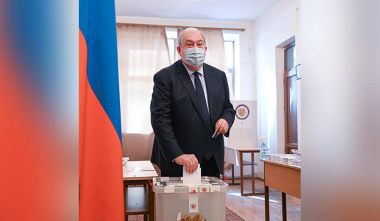 Նախագահ Արմեն Սարգսյանը քվեարկեց