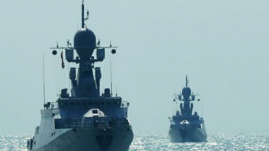 Ռուսական նավերը նախազգուշական կրակ են արձակել բրիտանական Էսկադրային ականակրի ընթացքի ուղղությամբ