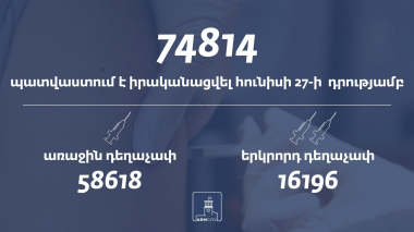 Պատվաստումային գործընթացը շարունակվում է