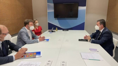 Հայկ Չոբանյանը հանդիպել է Ֆինլանդիայի տրանսպորտի և հաղորդակցության նախարարի հետ