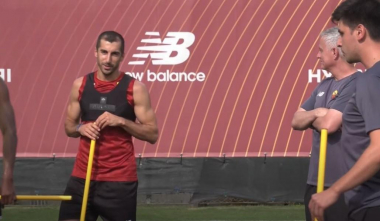 Մխիթարյանը Մոուրինյոյի գլխավորությամբ մասնակցում է «Ռոմայի» մարզումներին (տեսանյութ)