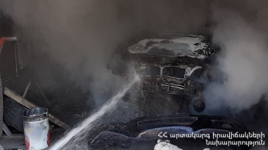 Հրդեհ Աբովյան քաղաքում