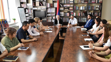 Կրթությունն ու մշակույթը՝ մեկ ամբողջություն. աշխատանքային խորհրդակցություն մշակույթի ոլորտը համակարգող աշխատակիցների հետ