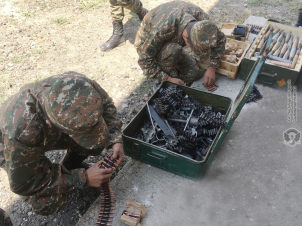 Զորամասերից մեկում անցկացվել է հետևակի մարտական մեքենաներով պարապմունք